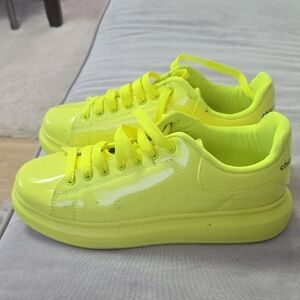 Chic Kids Vibrant Yellow Sneakers